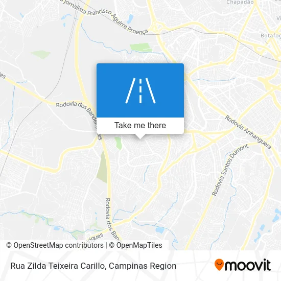 Rua Zilda Teixeira Carillo map