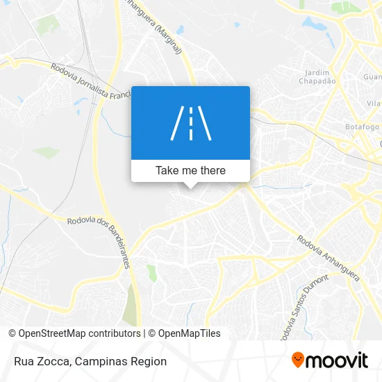 Rua Zocca map
