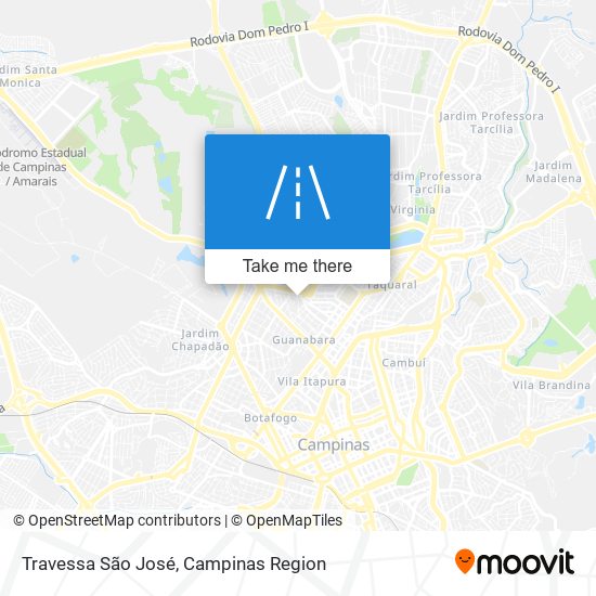 Mapa Travessa São José