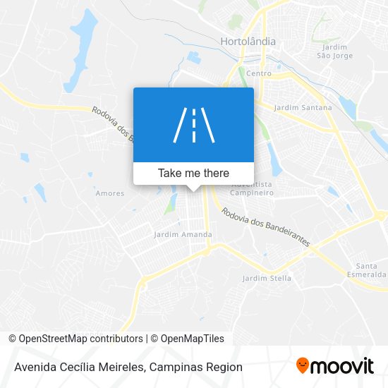 Avenida Cecília Meireles map