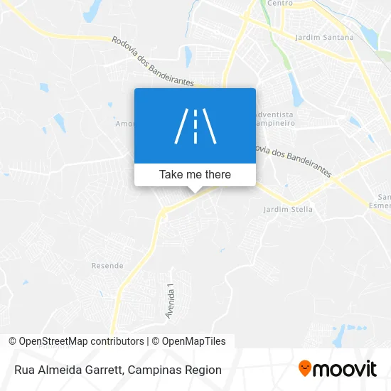 Rua Almeida Garrett map