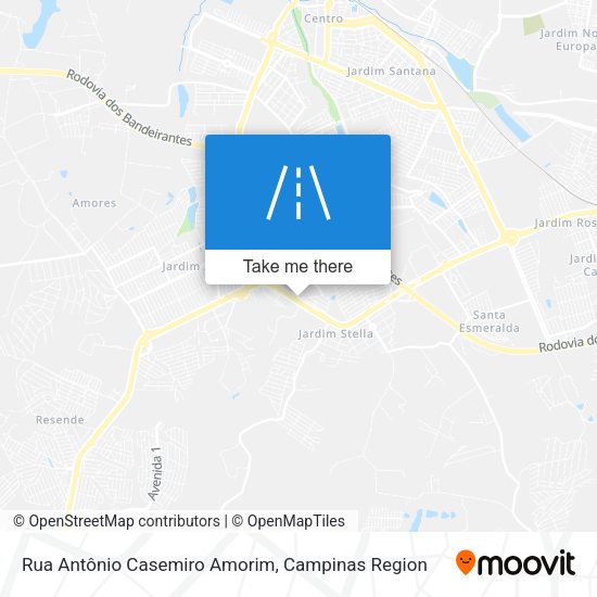Rua Antônio Casemiro Amorim map