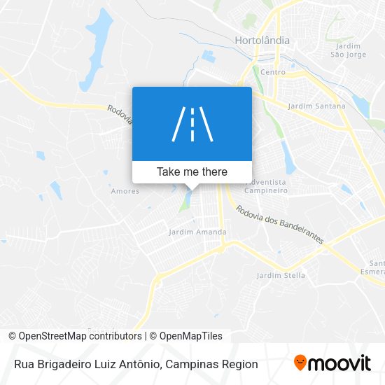 Rua Brigadeiro Luiz Antônio map