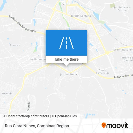 Rua Clara Nunes map