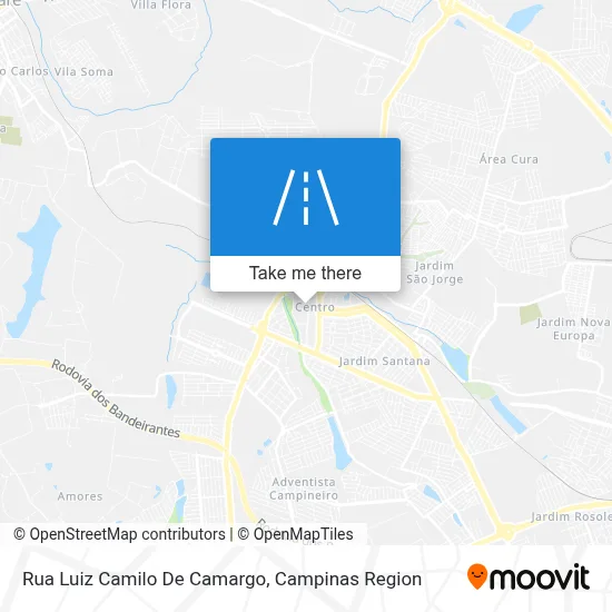 Rua Luiz Camilo De Camargo map
