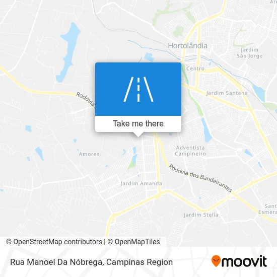 Rua Manoel Da Nóbrega map
