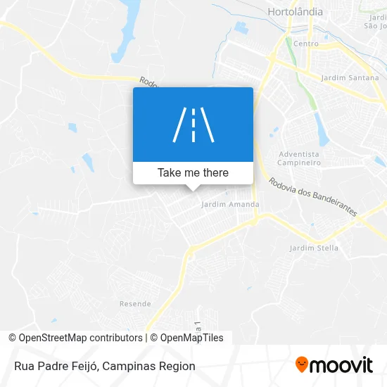 Rua Padre Feijó map