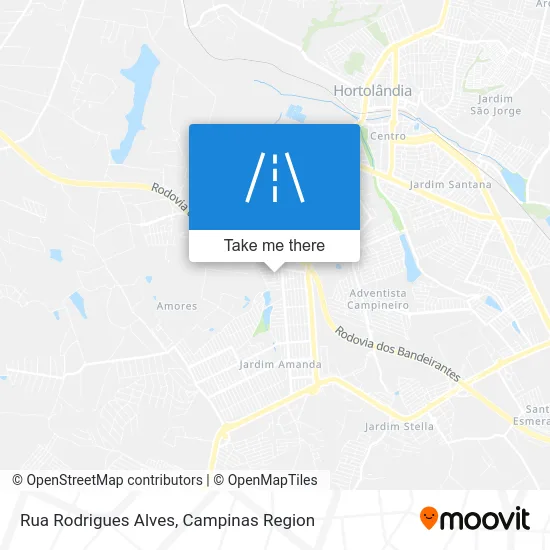 Rua Rodrigues Alves map