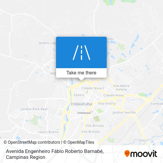 Avenida Engenheiro Fábio Roberto Barnabé map