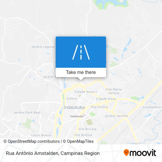 Rua Antônio Amstalden map