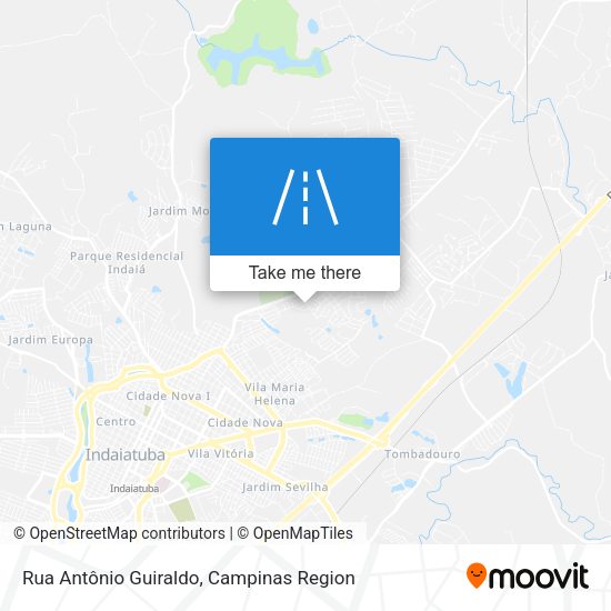 Rua Antônio Guiraldo map