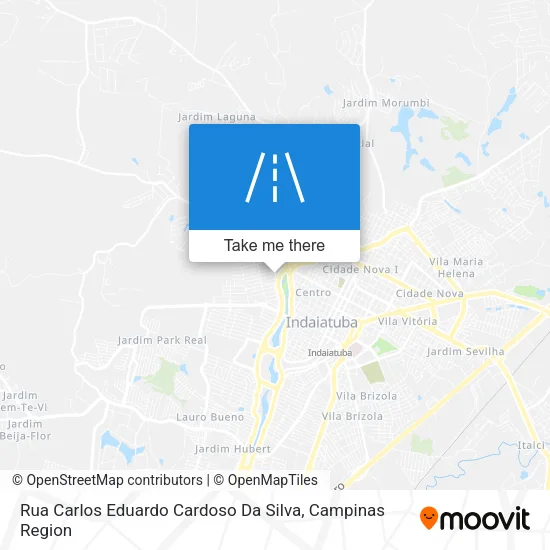 Rua Carlos Eduardo Cardoso Da Silva map