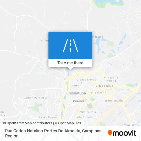 Rua Carlos Natalino Portes De Almeida map