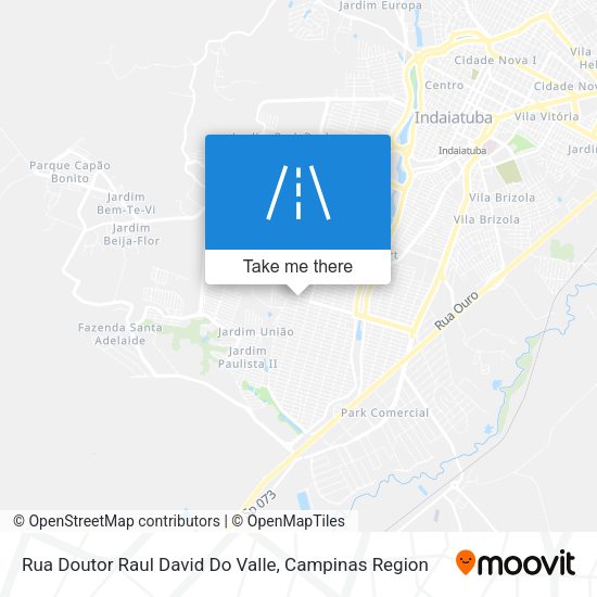 Rua Doutor Raul David Do Valle map