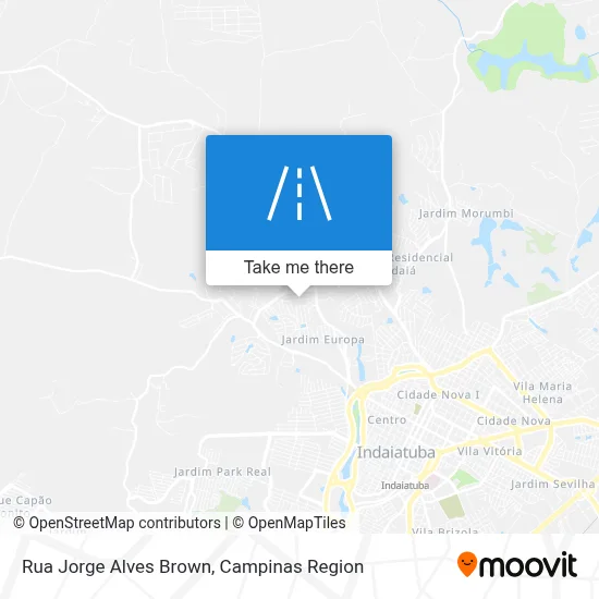 Rua Jorge Alves Brown map