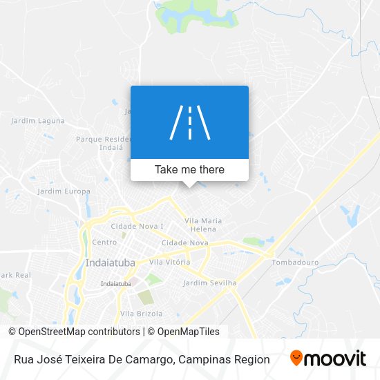 Rua José Teixeira De Camargo map