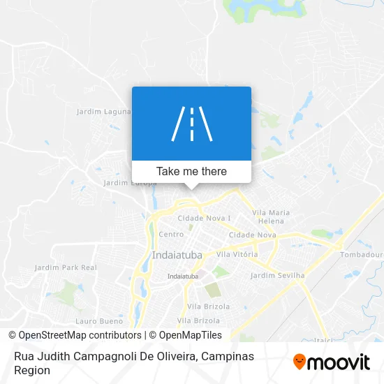 Rua Judith Campagnoli De Oliveira map