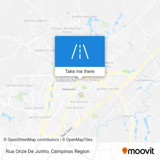 Rua Onze De Junho map