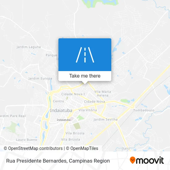 Rua Presidente Bernardes map