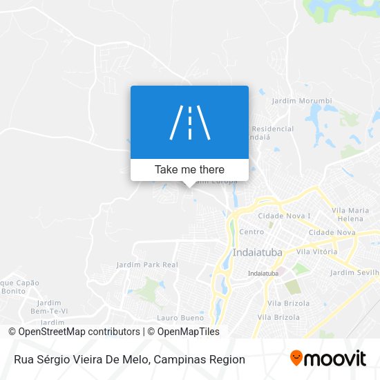 Rua Sérgio Vieira De Melo map