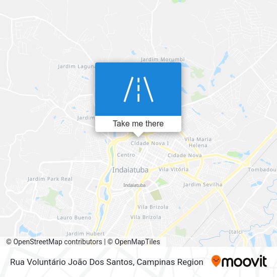 Rua Voluntário João Dos Santos map