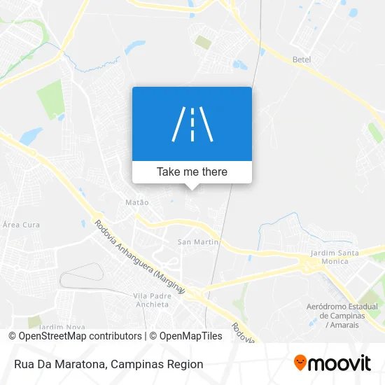 Rua Da Maratona map