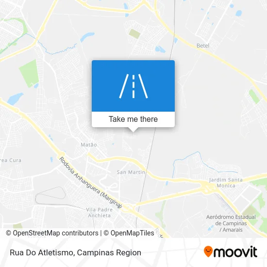 Rua Do Atletismo map