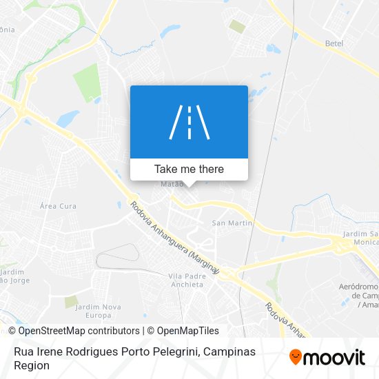 Rua Irene Rodrigues Porto Pelegrini map