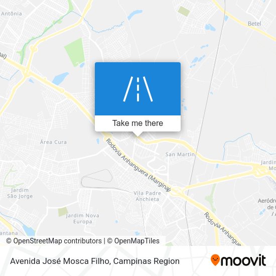 Avenida José Mosca Filho map