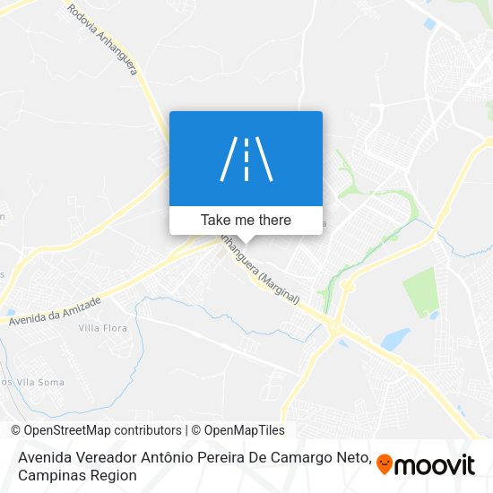 Avenida Vereador Antônio Pereira De Camargo Neto map