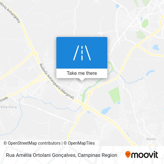 Rua Amélia Ortolani Gonçalves map
