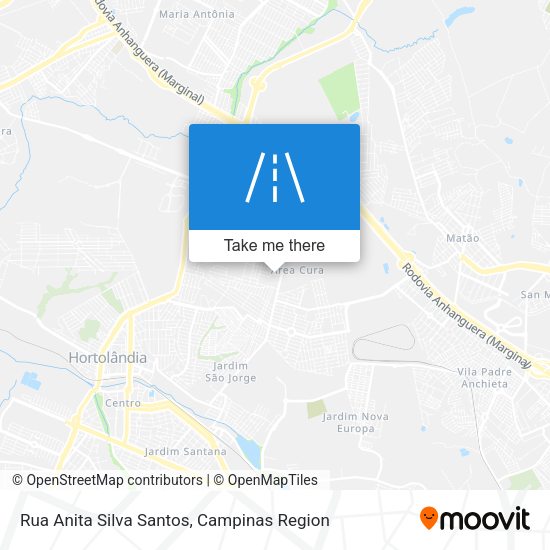 Rua Anita Silva Santos map