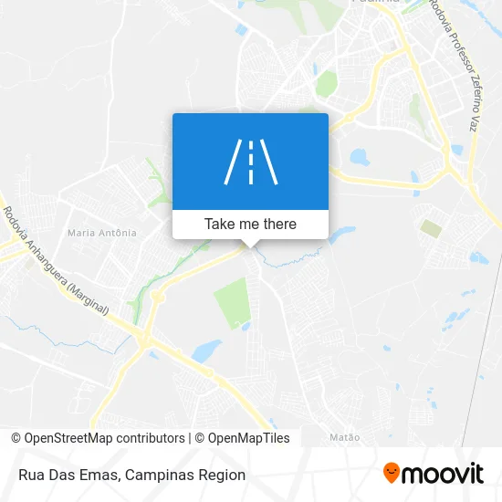Rua Das Emas map