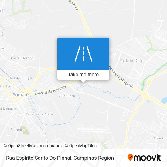 Rua Espírito Santo Do Pinhal map