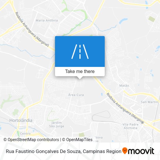 Rua Faustino Gonçalves De Souza map