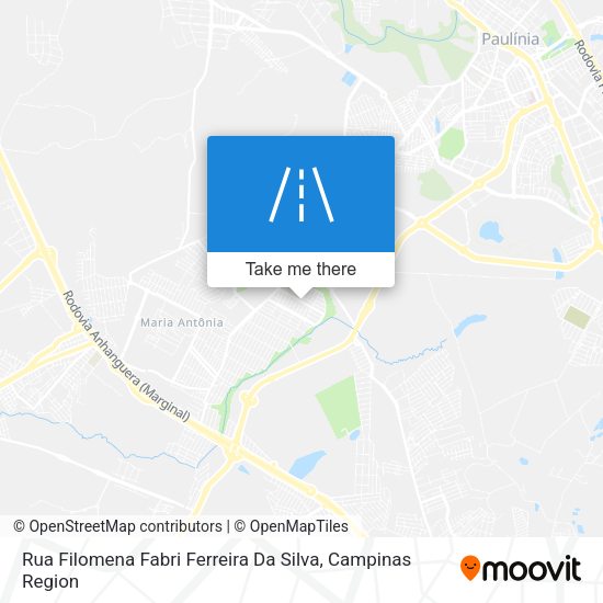 Rua Filomena Fabri Ferreira Da Silva map