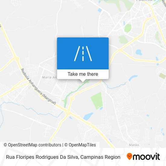Rua Floripes Rodrigues Da Silva map