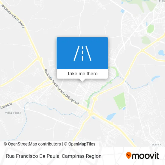 Rua Francisco De Paula map