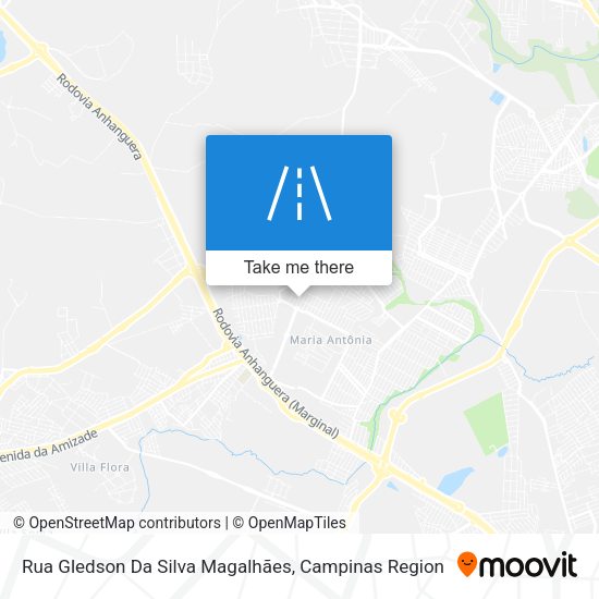 Rua Gledson Da Silva Magalhães map