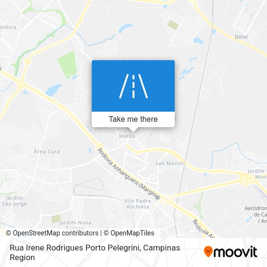 Rua Irene Rodrigues Porto Pelegrini map