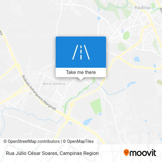 Rua Júlio César Soares map