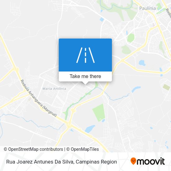 Rua Joarez Antunes Da Silva map