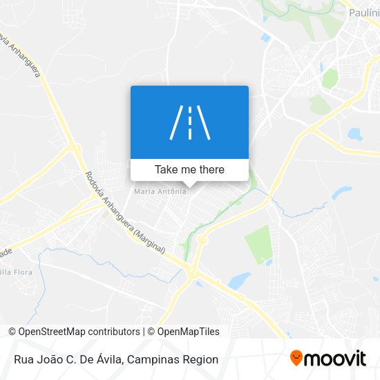 Rua João C. De Ávila map