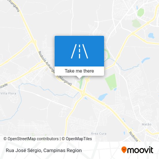 Rua José Sérgio map