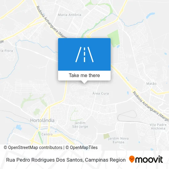 Rua Pedro Rodrigues Dos Santos map