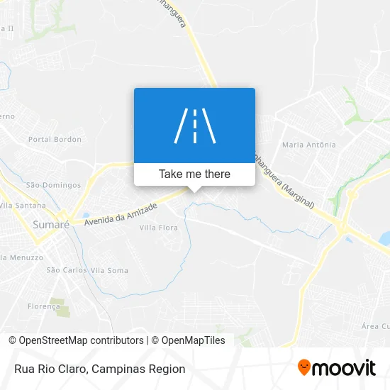 Rua Rio Claro map