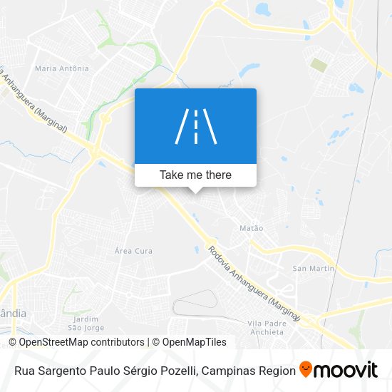 Rua Sargento Paulo Sérgio Pozelli map