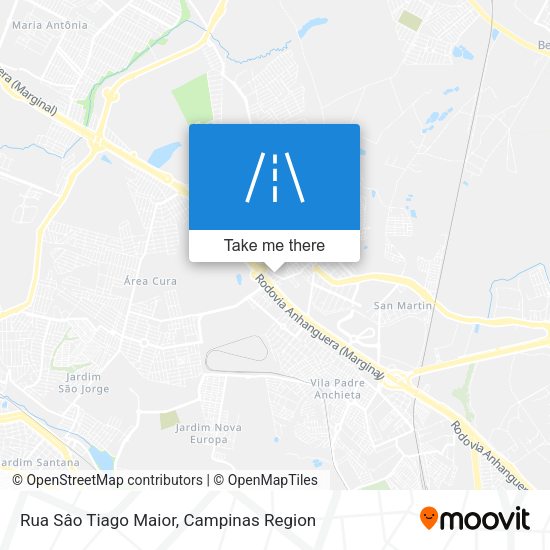 Rua Sâo Tiago Maior map