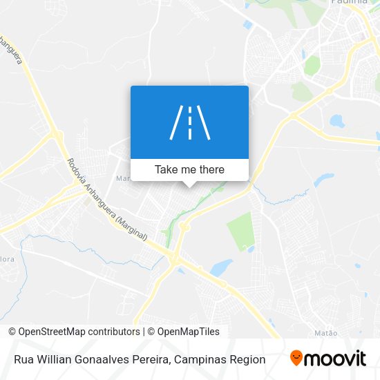 Rua Willian Gonaalves Pereira map