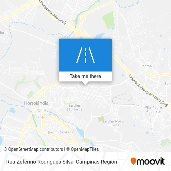 Rua Zeferino Rodrigues Silva map